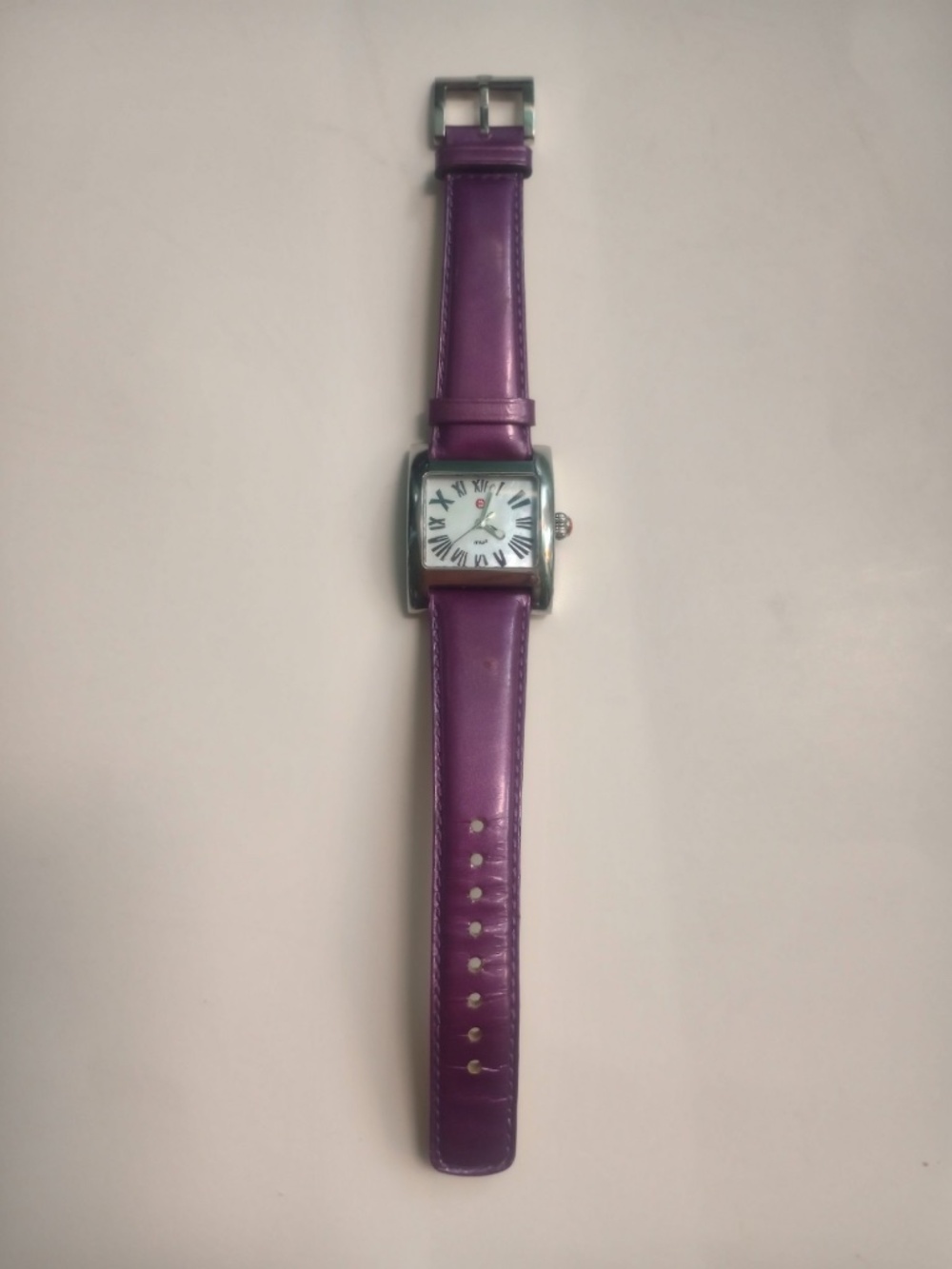 Michael MW Women's Watch Pearl Glow Hands Swiss Very Good New Battery